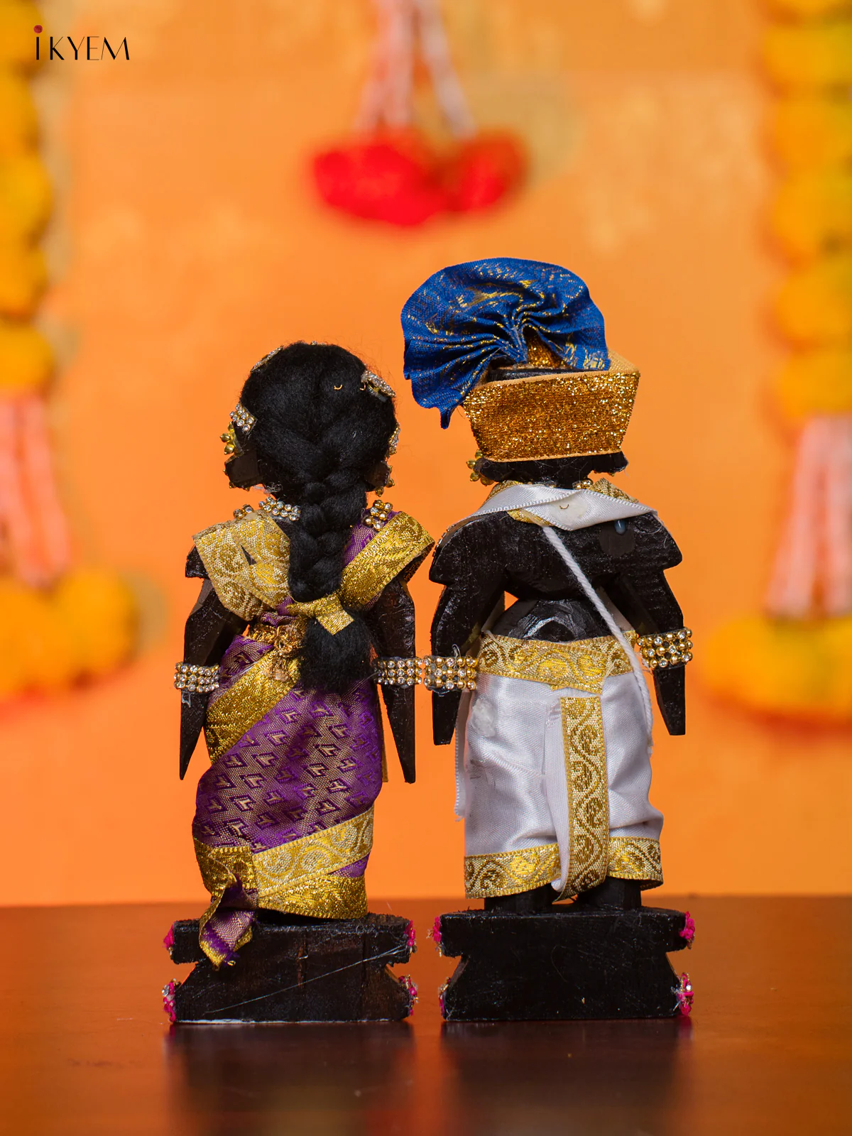 Iyer Style Marapachi Golu Doll - 9 Inches - KI26125 - Image 4