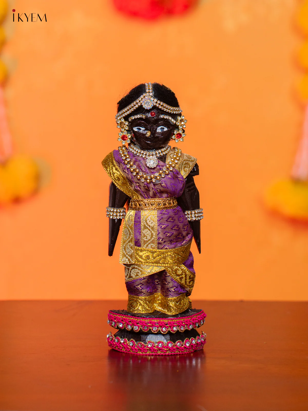 Iyer Style Marapachi Golu Doll - 9 Inches - KI26125 - Image 6