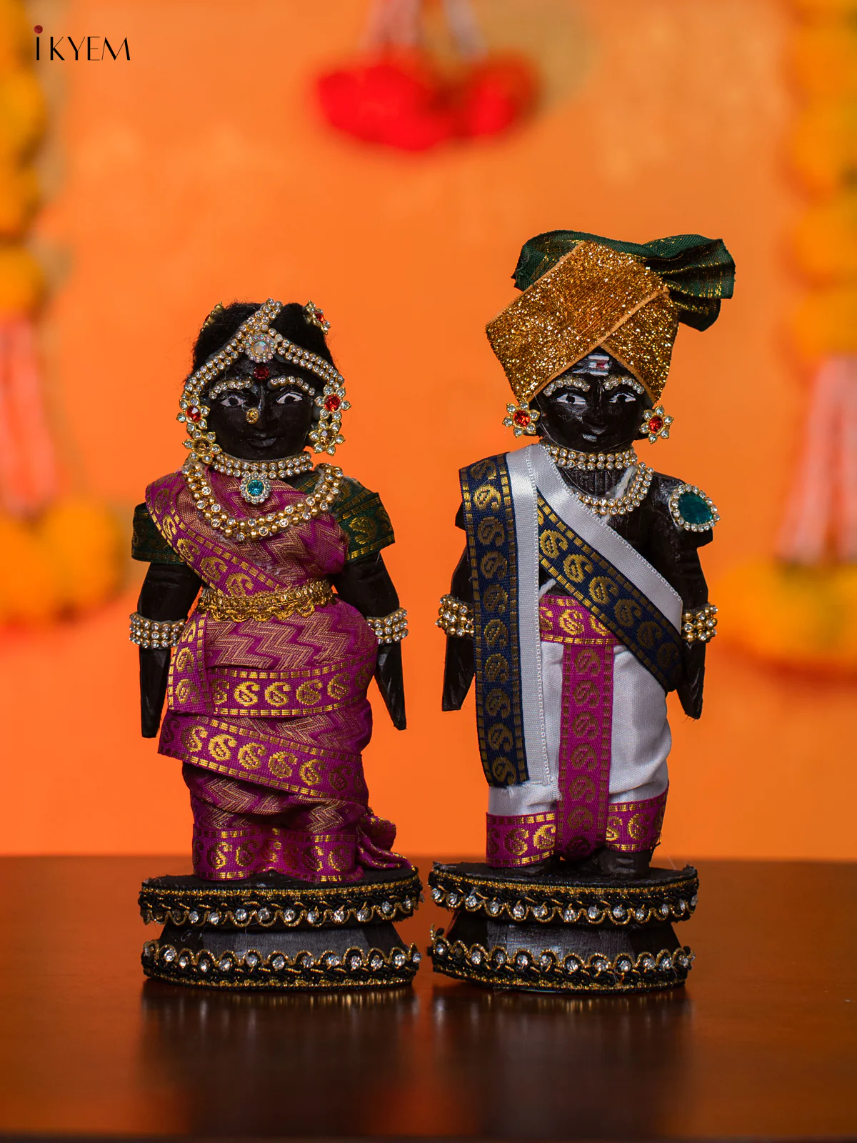 Iyer Style Marapachi Golu Doll - 9 Inches - KI26126