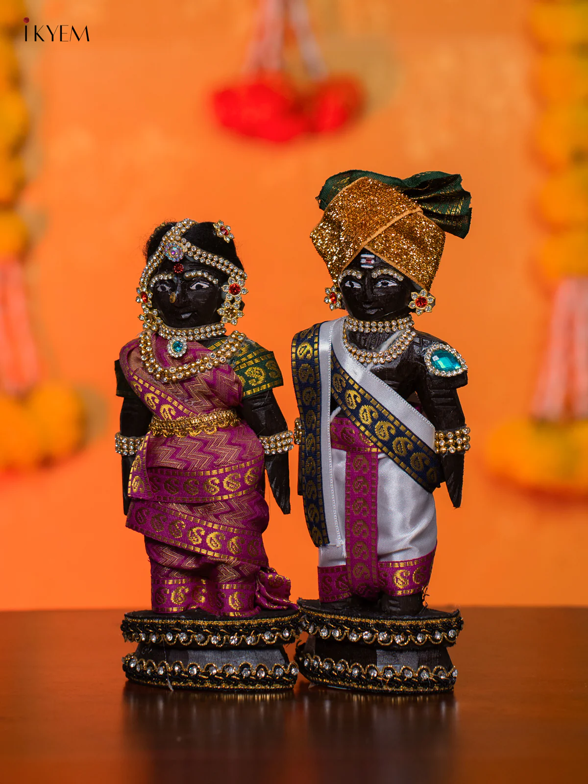 Iyer Style Marapachi Golu Doll - 9 Inches - KI26126 - Image 3