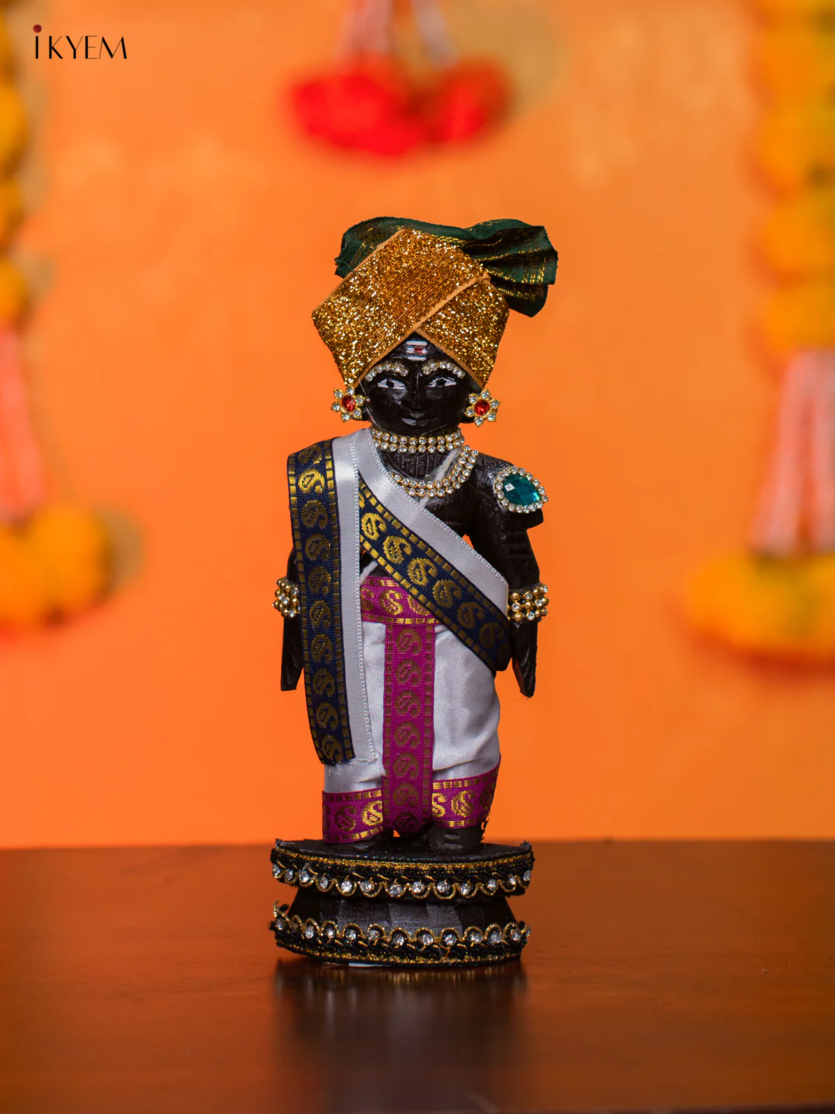 Iyer Style Marapachi Golu Doll - 9 Inches - KI26126 - Image 5