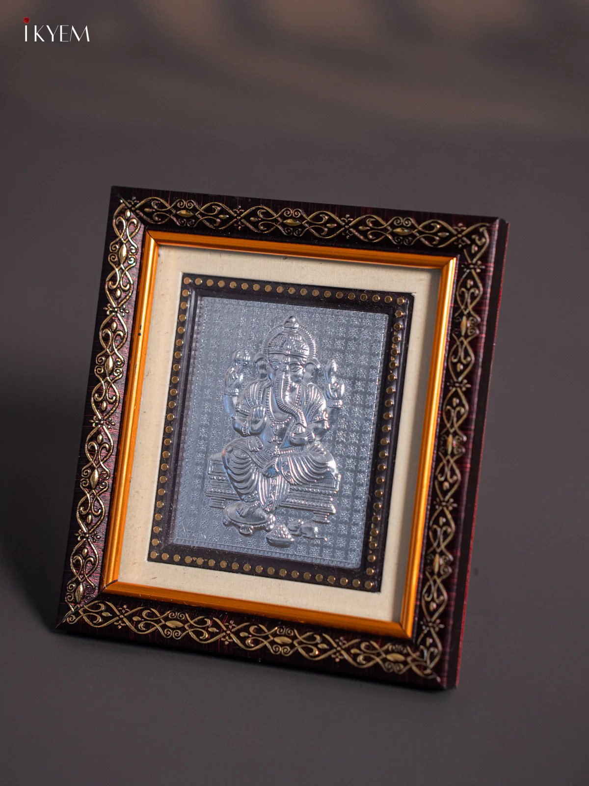 German Silver Ganesha Frame - KJ01117 - Image 4