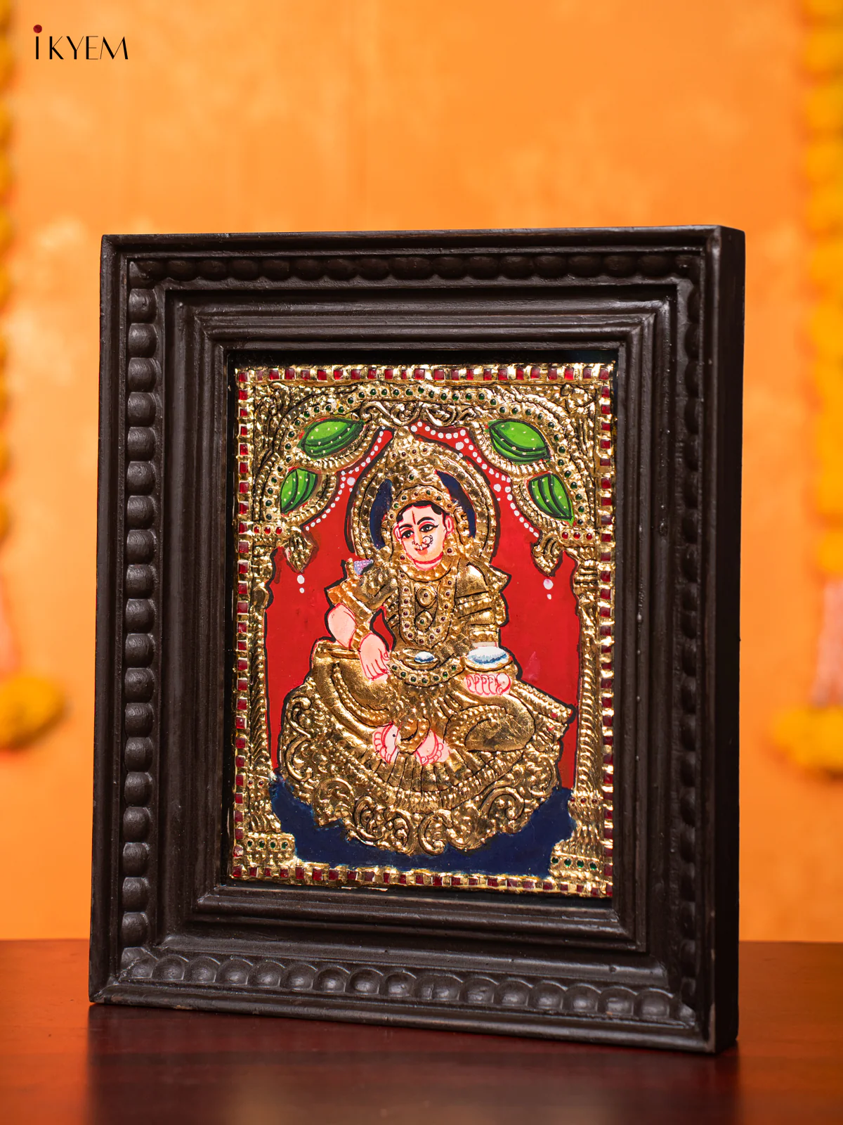 Annapoorani Tanjore painting - (13×11) Inch - KJ03167 - Image 2