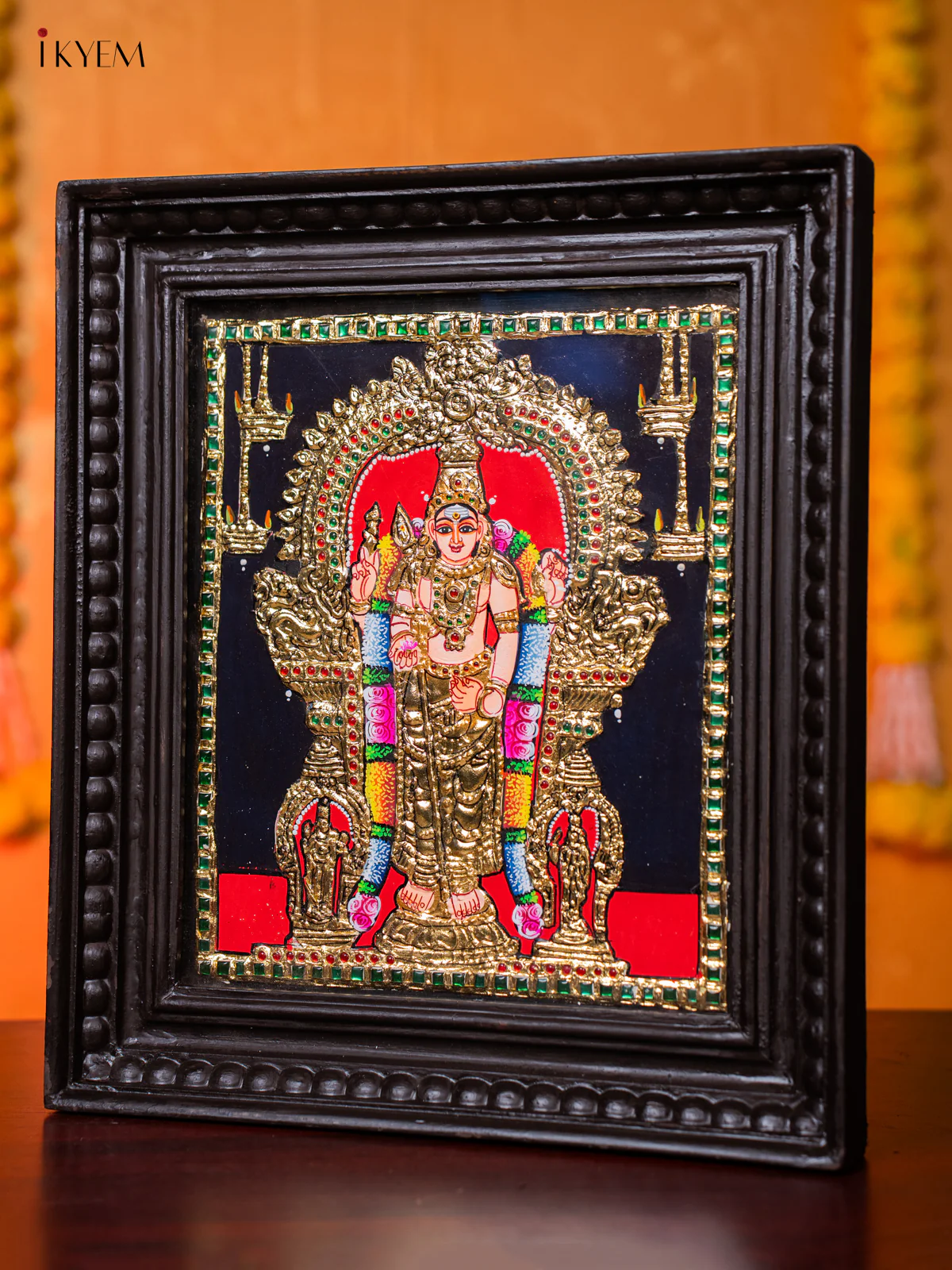 Thirchendur Murugar Tanjore painting (15*13) - KJ03182 - Image 2