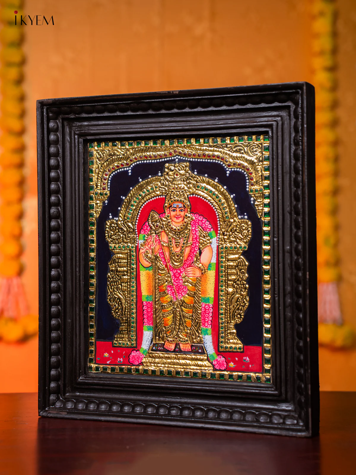 Murugar Tanjore painting (15*13) - KJ03183 - Image 2