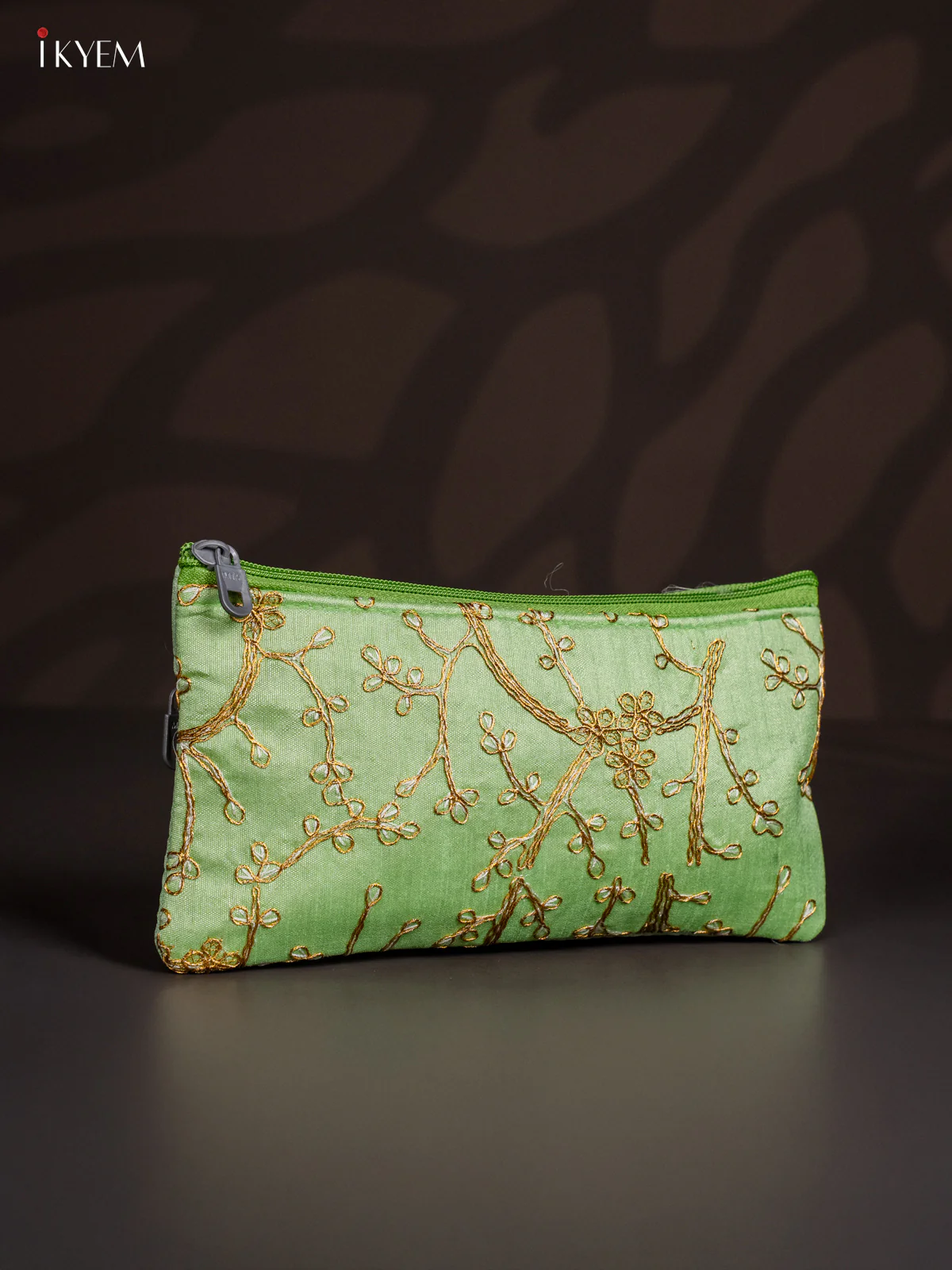 Embroidered Purse - Green - KJ04134 - Image 2