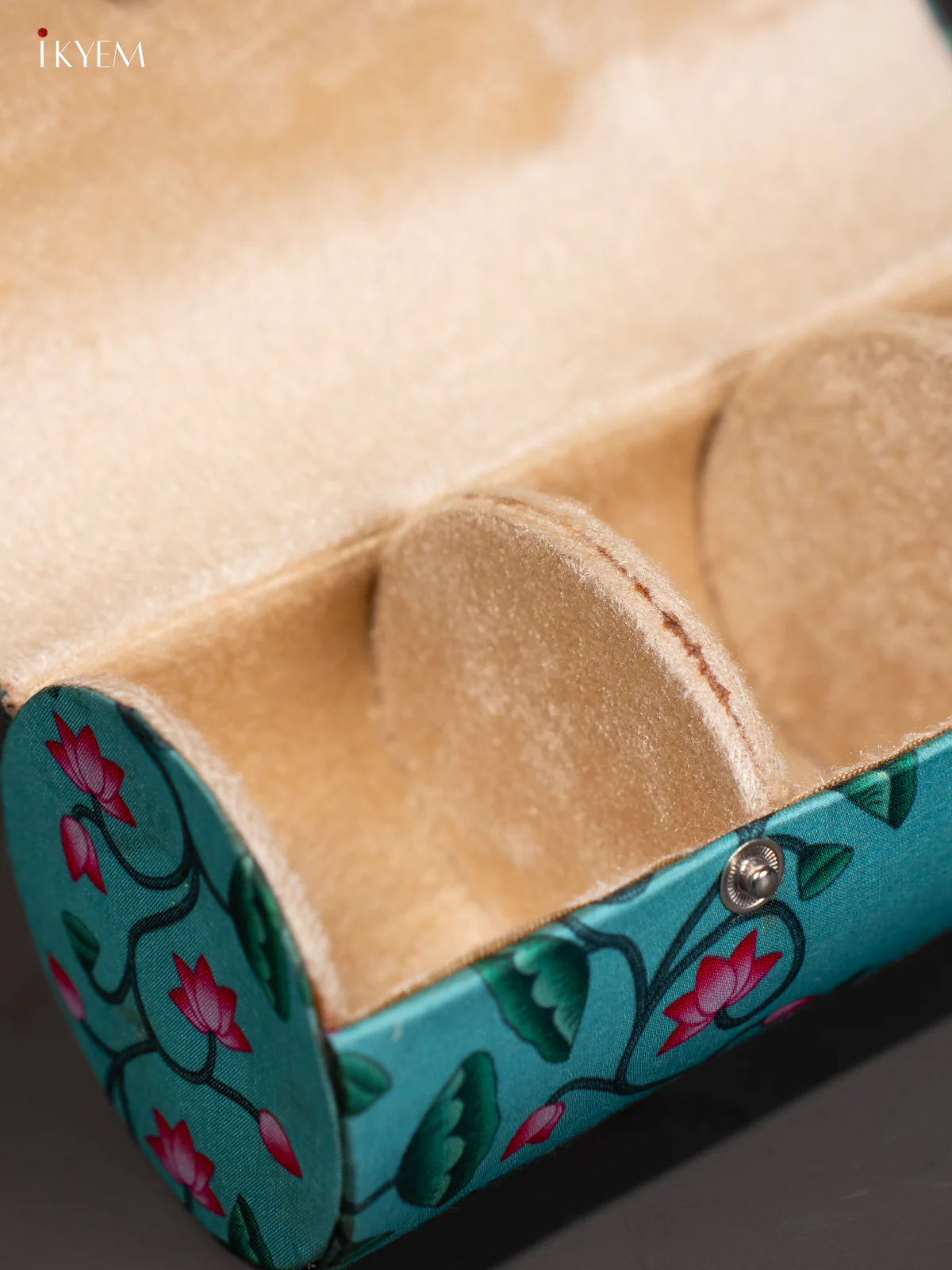 Pichwai Bangle Box - Teal - KJ06122 - Image 4