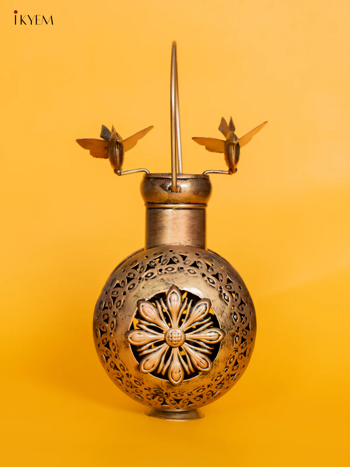 Metal Spin Lota Bird T-Light - 9 Inches - KJ06185 - Image 3