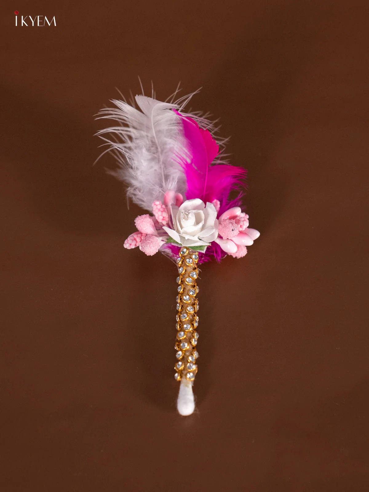 Haldi Kumkum Platter - Pink - KJ11142 - Image 4