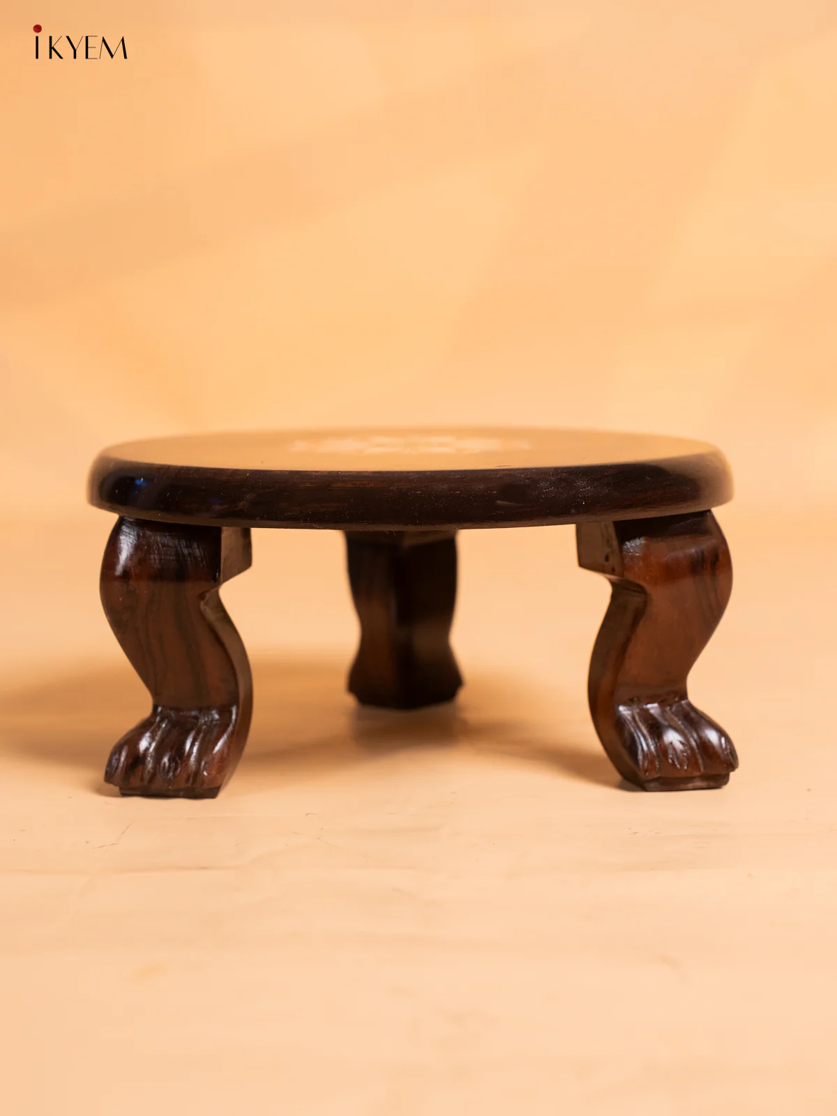 Mysore Rosewood Inlay Stool - 5 Inch - KJ31126 - Image 4