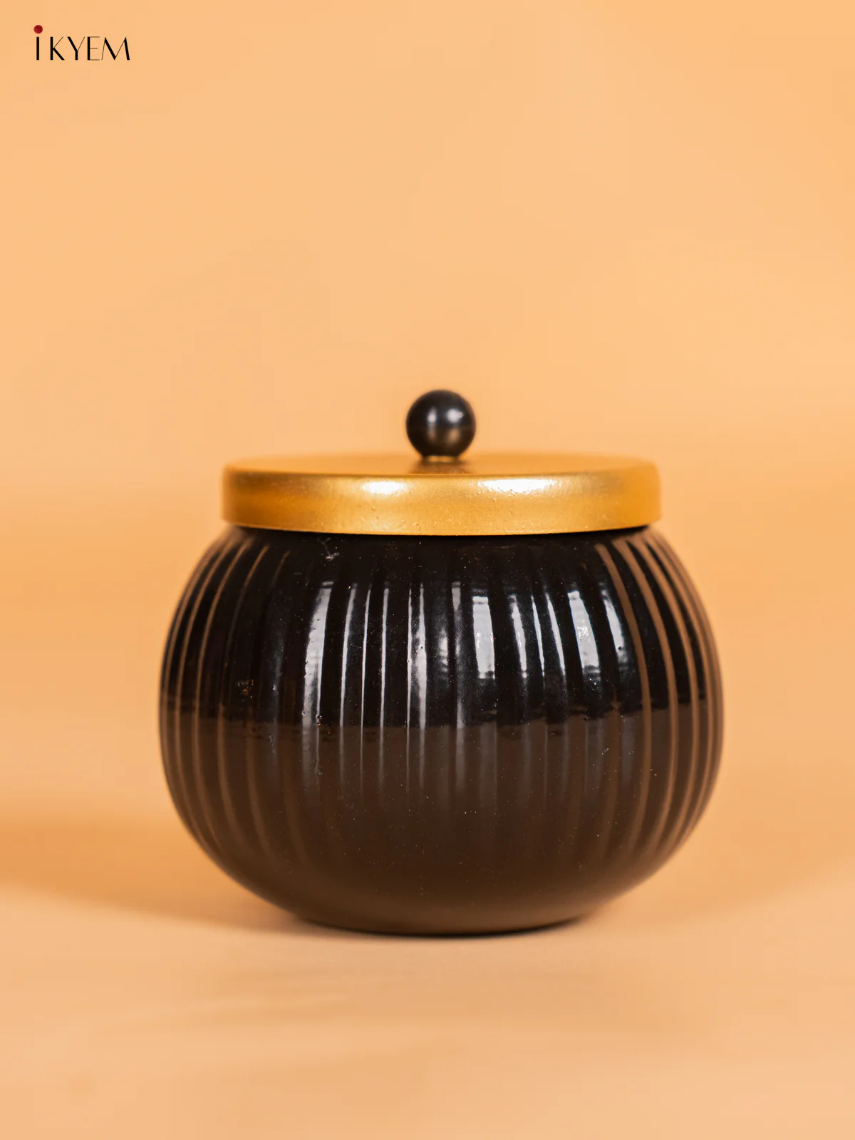 Metal Dry Fruit Nuts Box - Black - 3.5 Inch - KJ31244 - Image 2