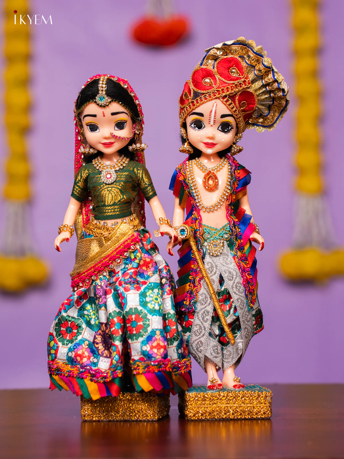 Radha Krishna Golu Doll - 10 Inches - KK06171