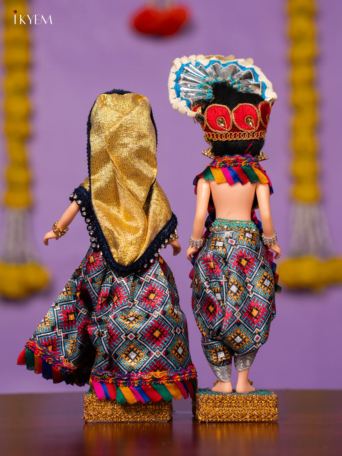 Radha Krishna Golu Doll - 10 Inches - KK06178 - Image 4