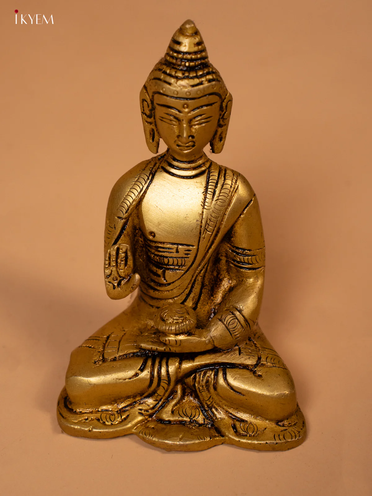 Brass Buddha Statue - KK26150 - Image 4