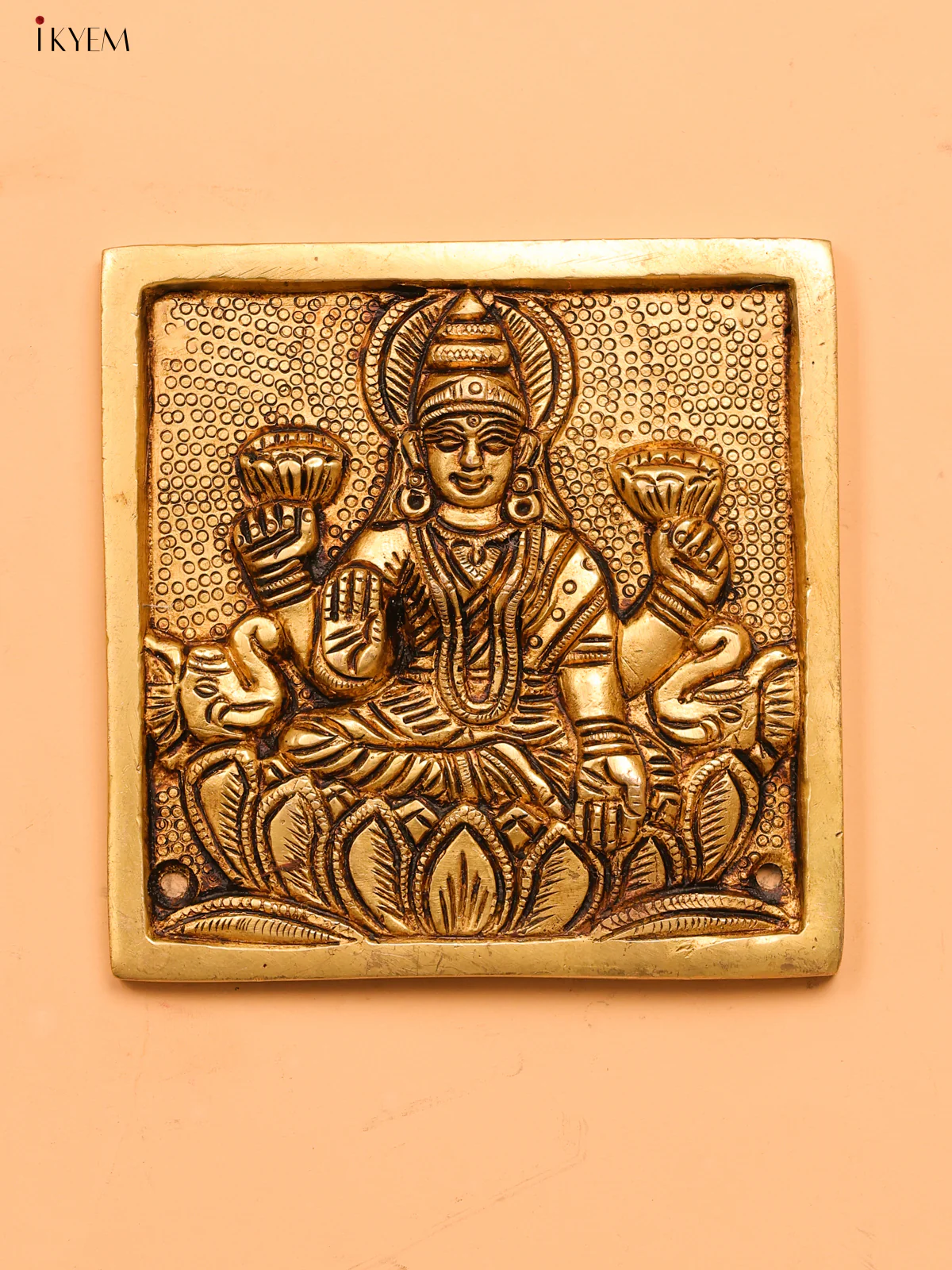 Brass Ashtalakshmi Wall Hanging (set of 8)- 4 inch - KK26167 - Image 6