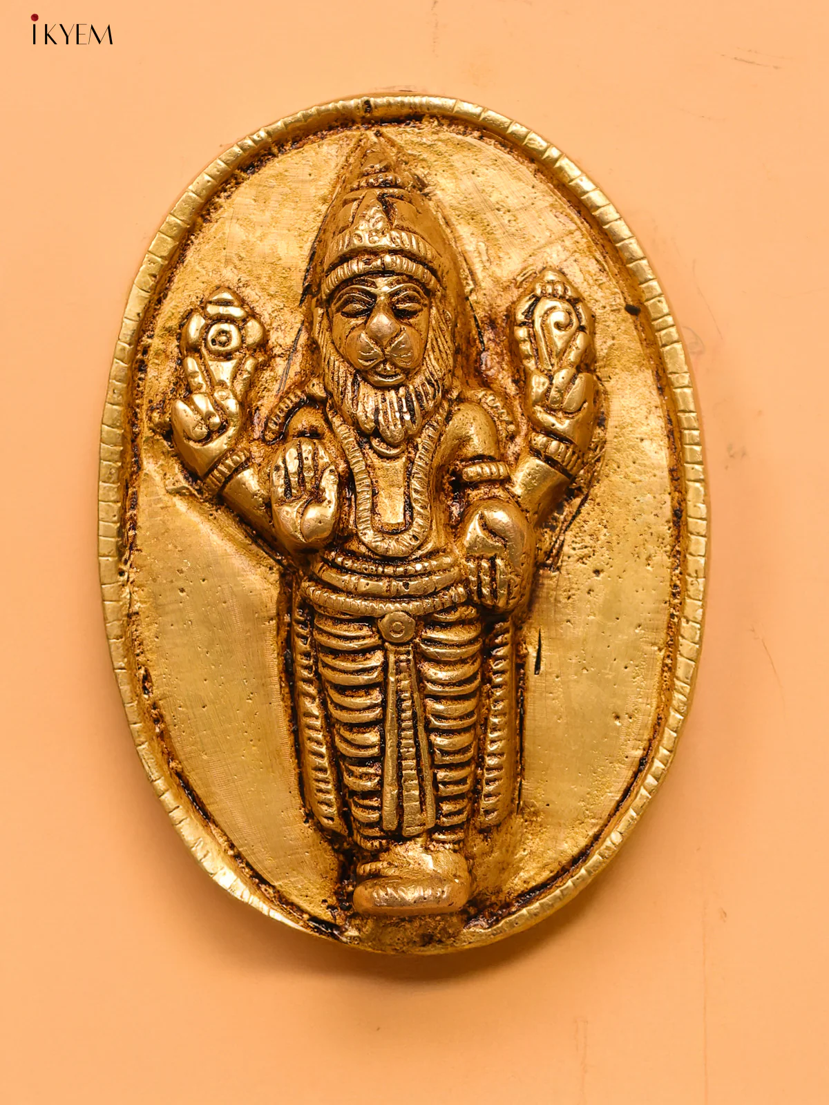 Brass Dasavatharam Wall Hanging (Set of 10)-3.7 inch - KK26187 - Image 11