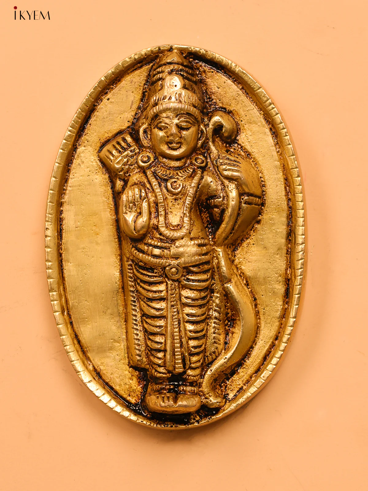 Brass Dasavatharam Wall Hanging (Set of 10)-3.7 inch - KK26187 - Image 4
