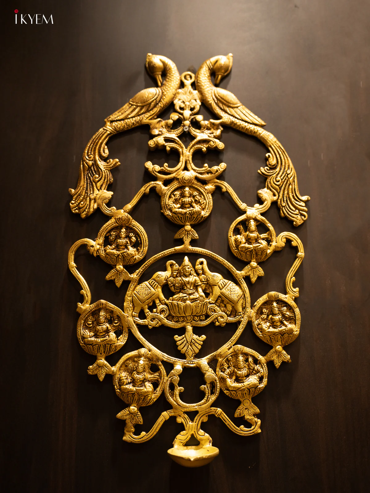 Brass Ashtalakshmi Wall Hanging - KK26188 - Image 7