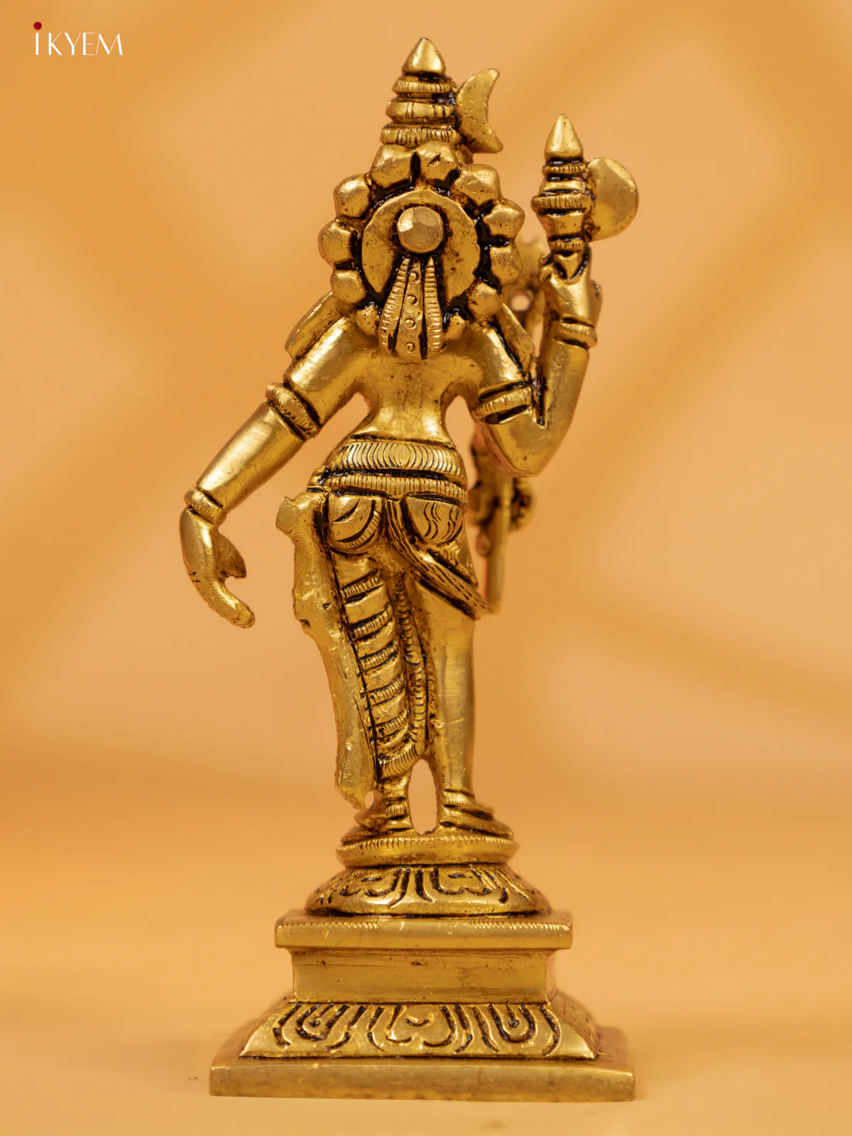 Brass Siva Sakthi Idol - 6 Inch- KK26207 - Image 4