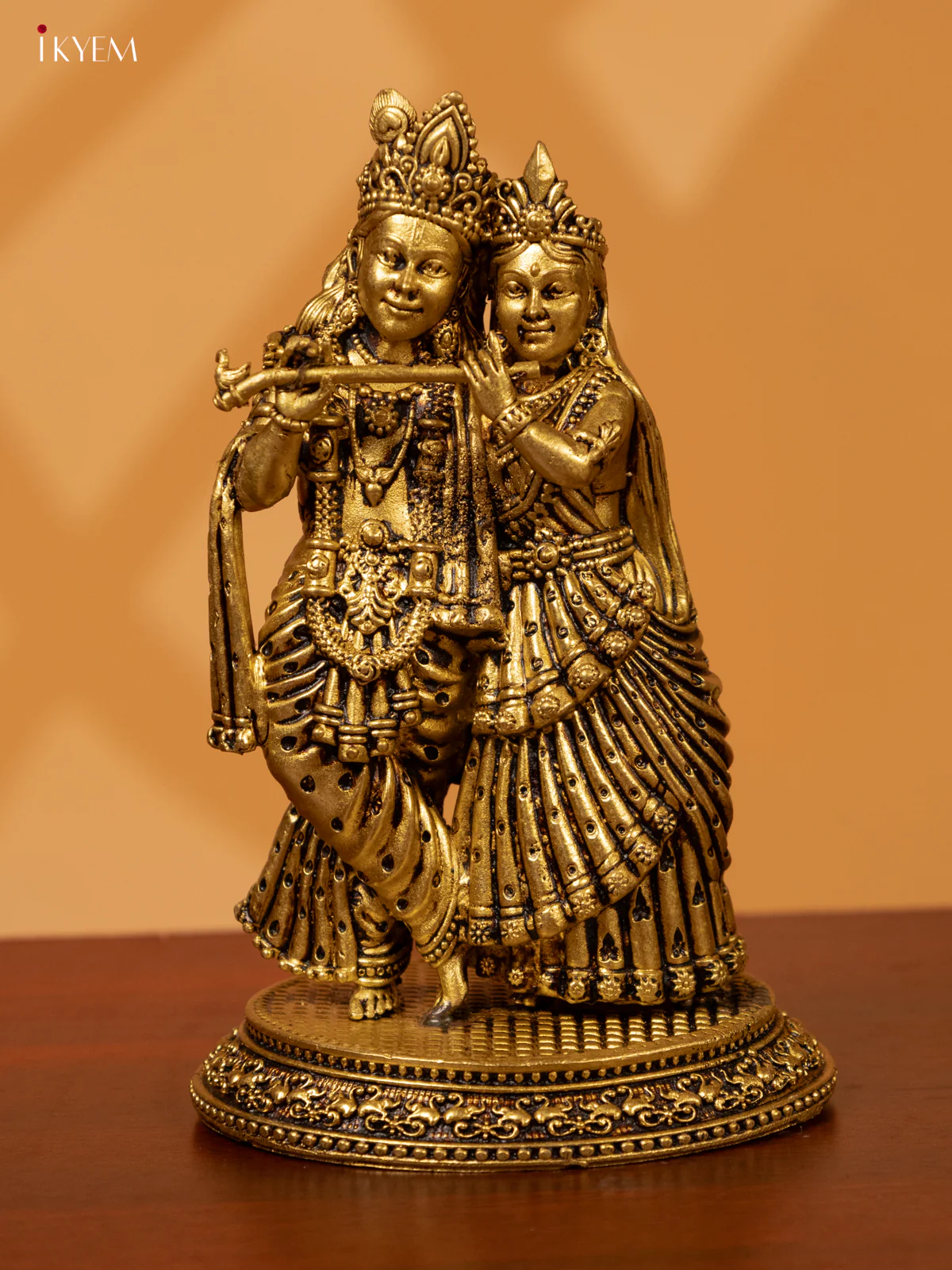 Brass Radha Krishna Idol Big - KK26214