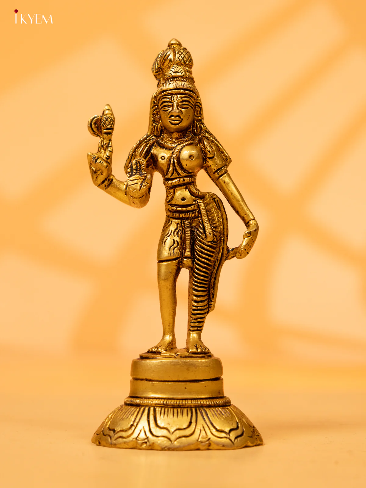 Brass Arthanareeswarar Idol 5 Inch- KK26215 - Image 2