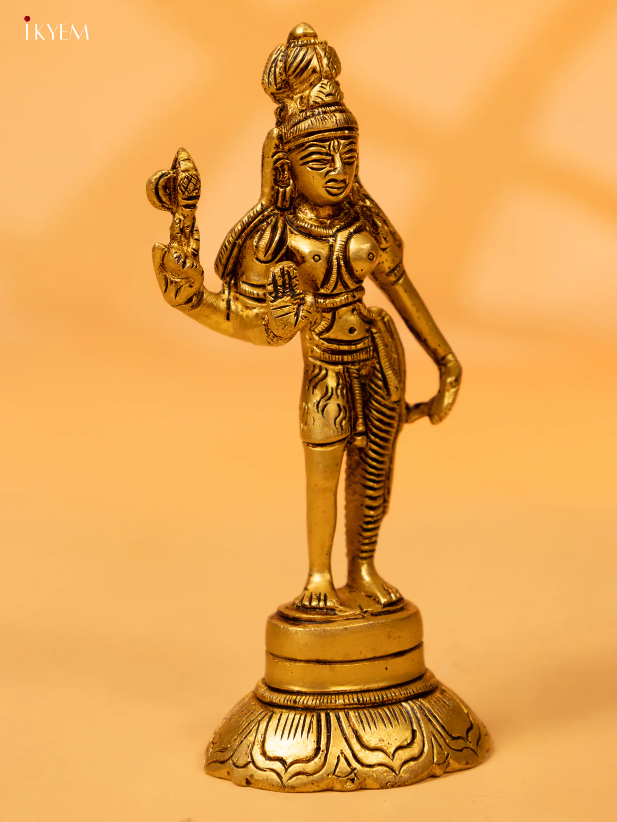 Brass Arthanareeswarar Idol 5 Inch- KK26215 - Image 3