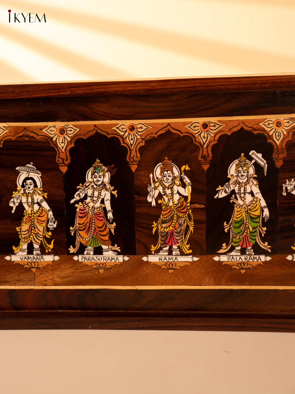Mysore Rosewood Inlay Frame - Dasavatharam - KK26257 - Image 5