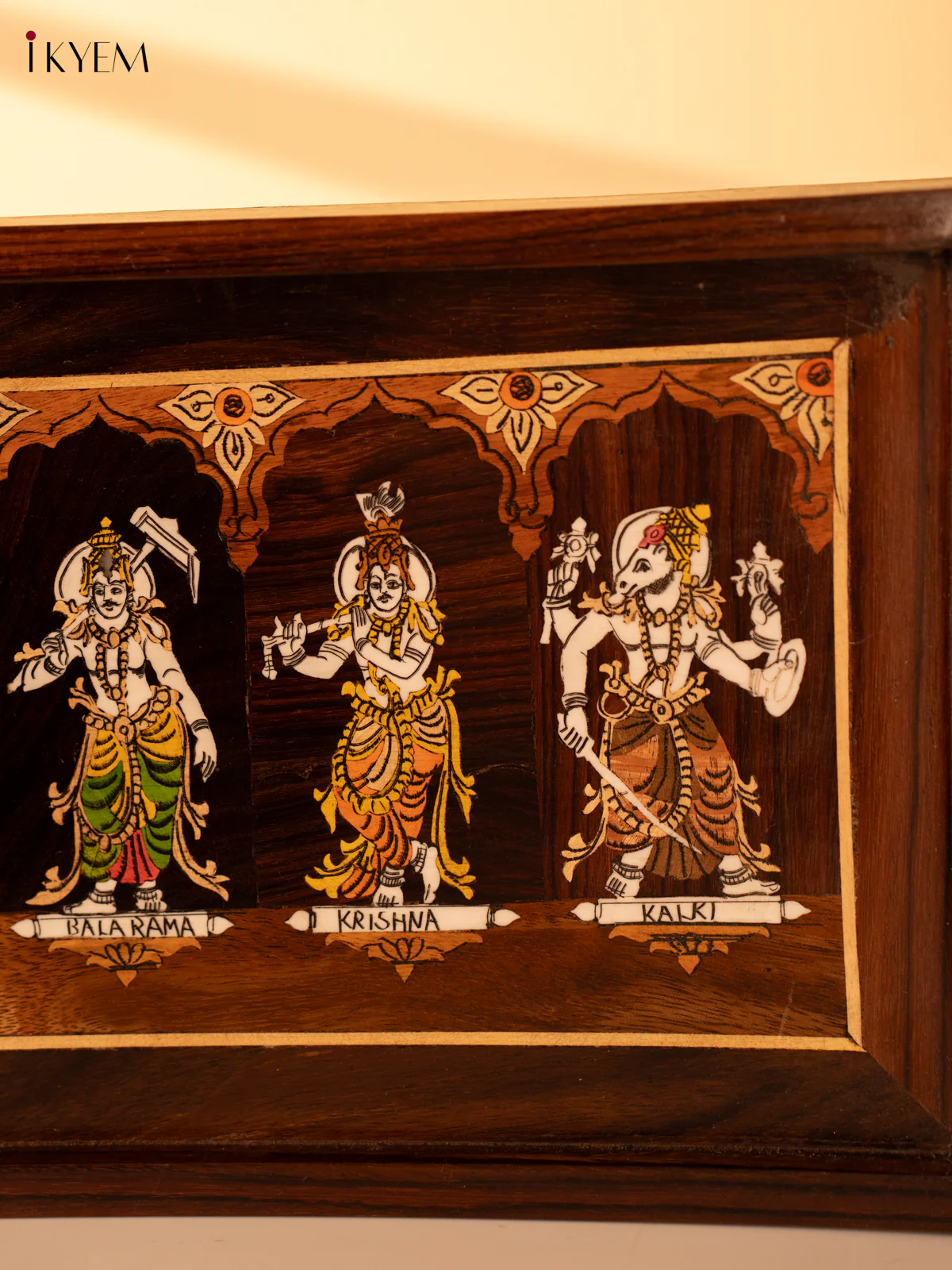 Mysore Rosewood Inlay Frame - Dasavatharam - KK26257 - Image 6