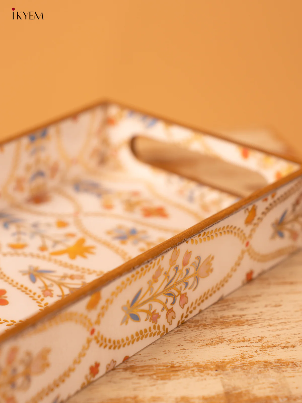 Digital Printed Tray (11x5) - White Floral - KL03111 - Image 3