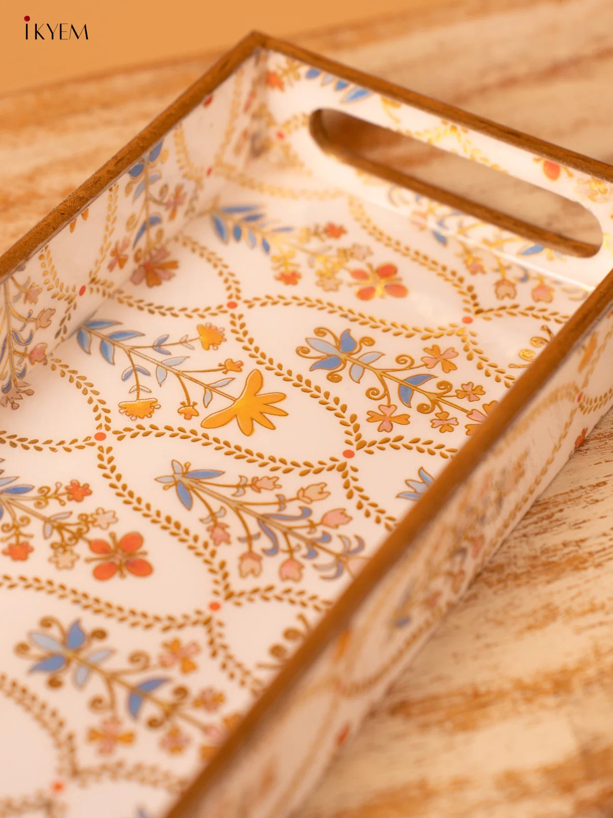 Digital Printed Tray (11x5) - White Floral - KL03111 - Image 5