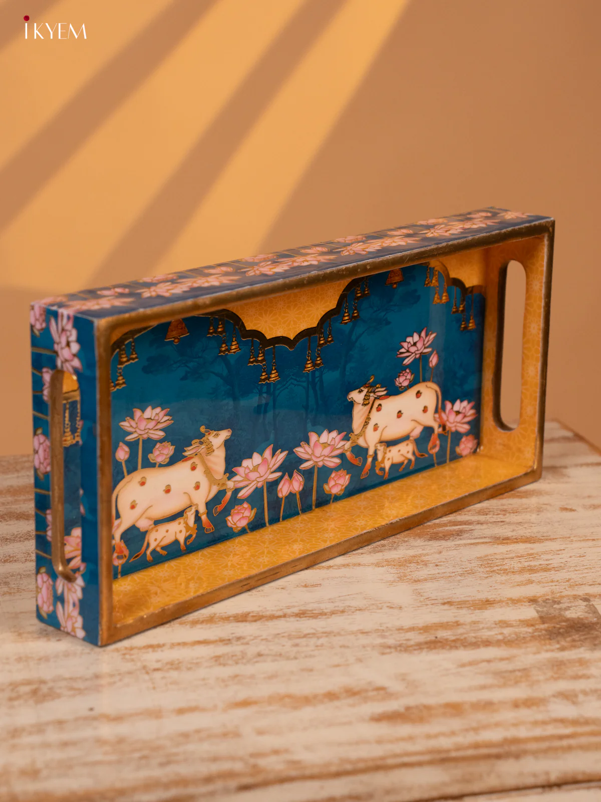 Digital Printed Tray (11x5) - Pichwai - KL03113 - Image 2