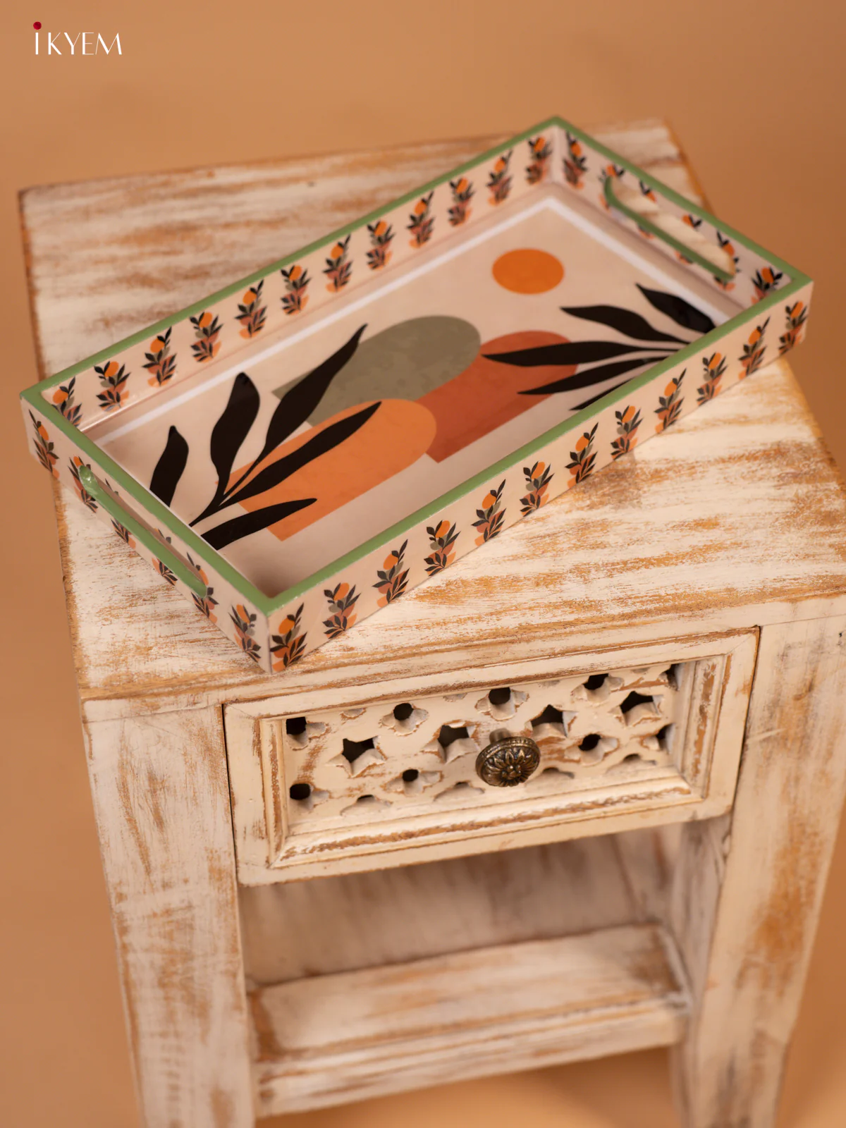 Digital Printed Tray - Medium (13x7) - Pista Green - KL03128 - Image 5