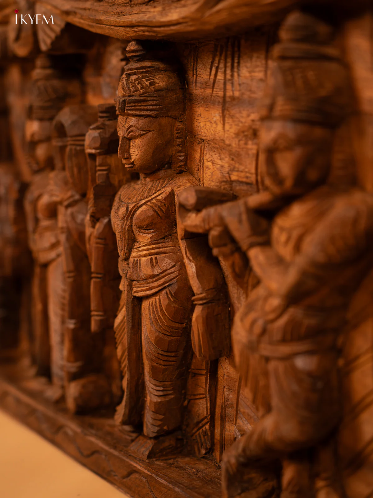 Wooden Dasavathaaram panel - KL05129 - Image 10