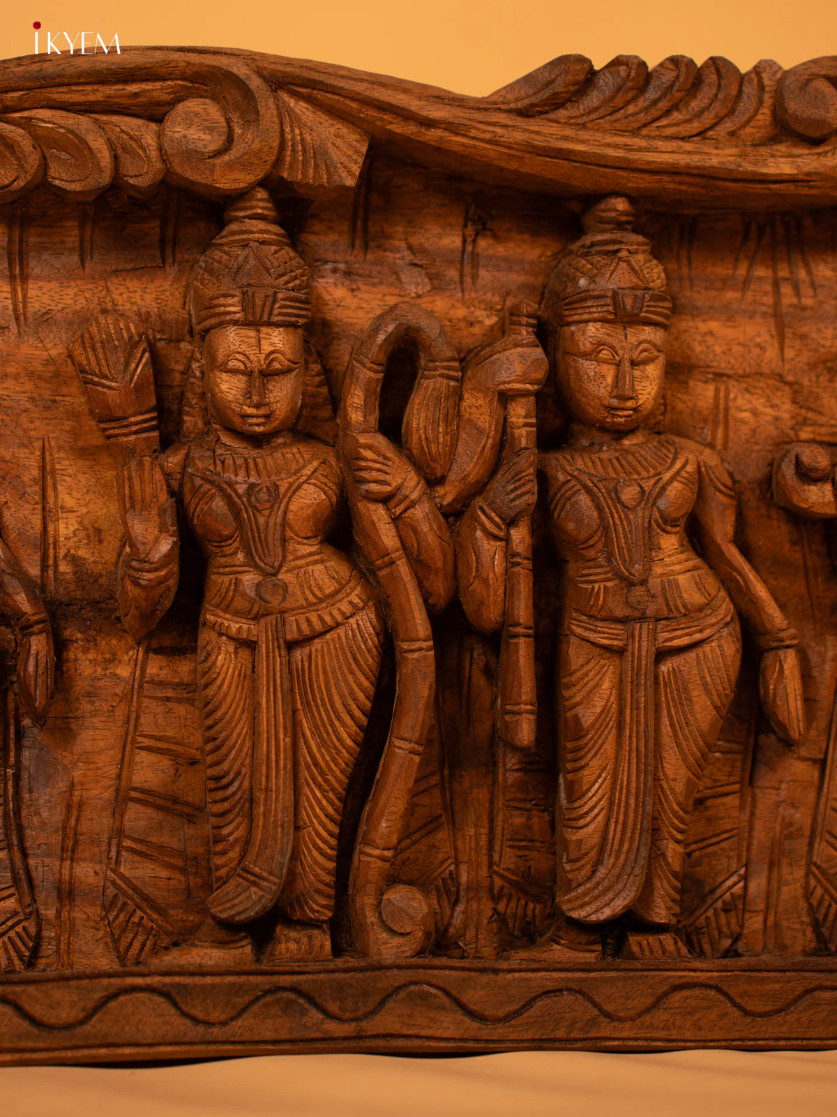 Wooden Dasavathaaram panel - KL05129 - Image 6