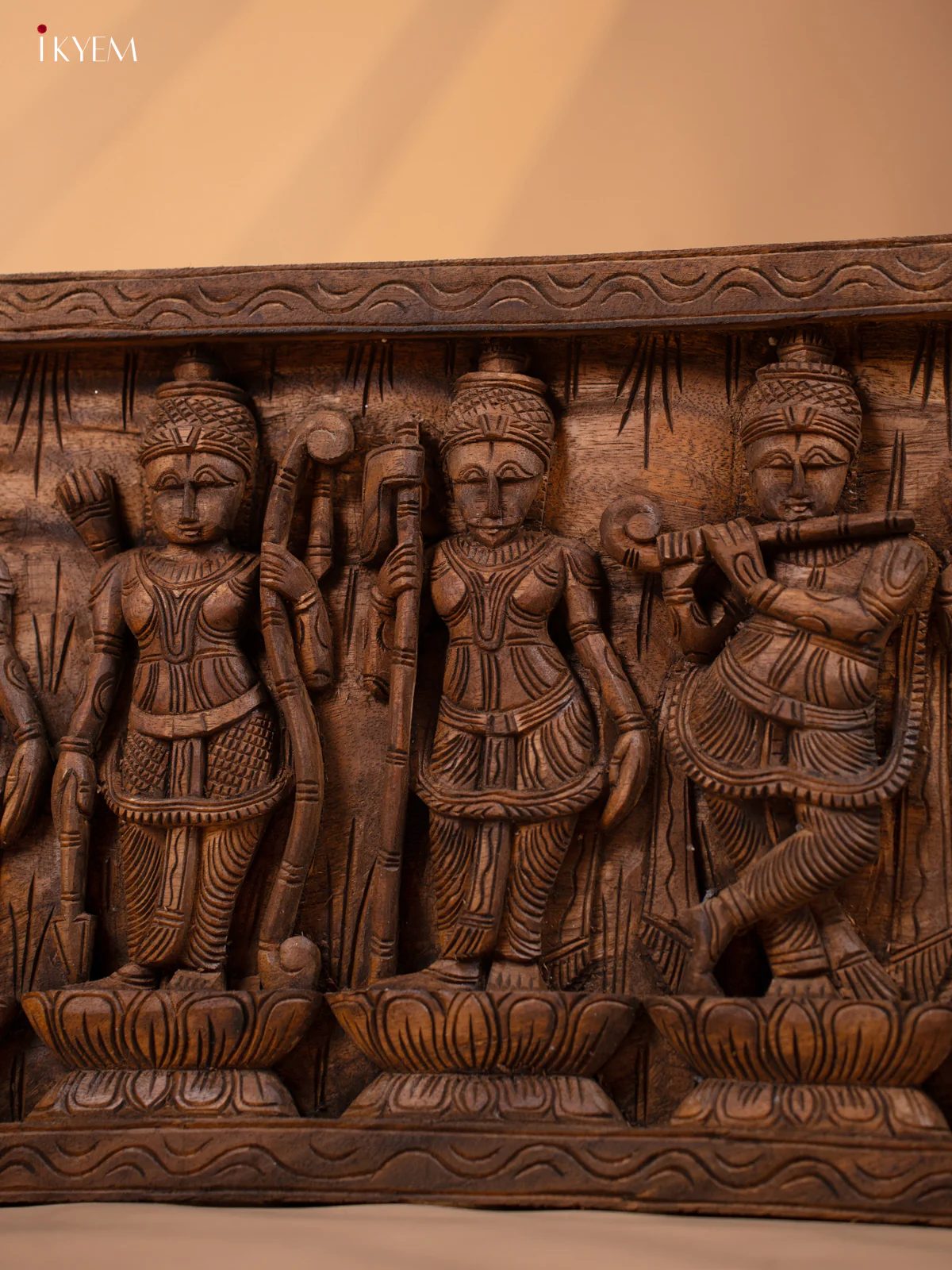 6 Foot Vishnu and Dasavatharam Panel - KL05136 - Image 7