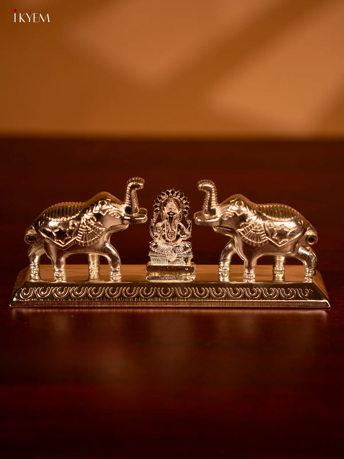 Elephant Kumkum Holder with Ganesha - KL13121 - Image 4
