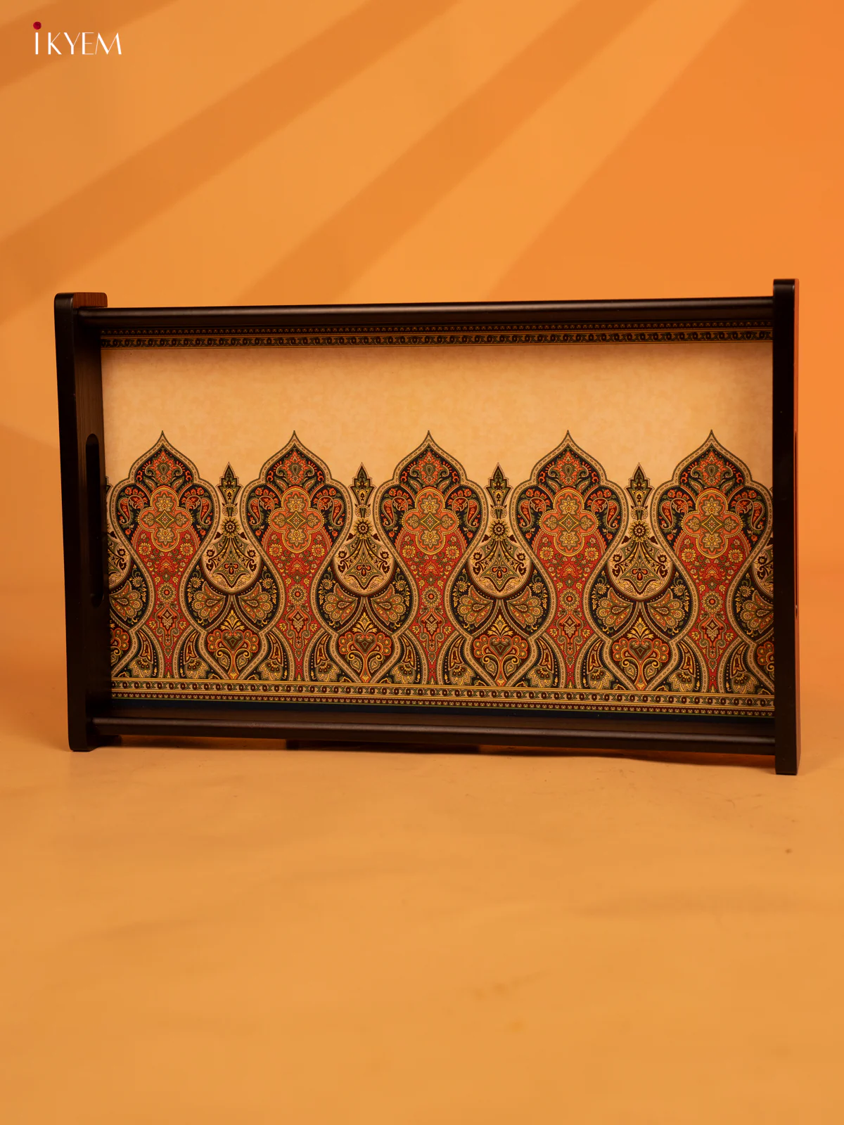 Ornate Paisley Wooden-Tray small - KL18115 - Image 2