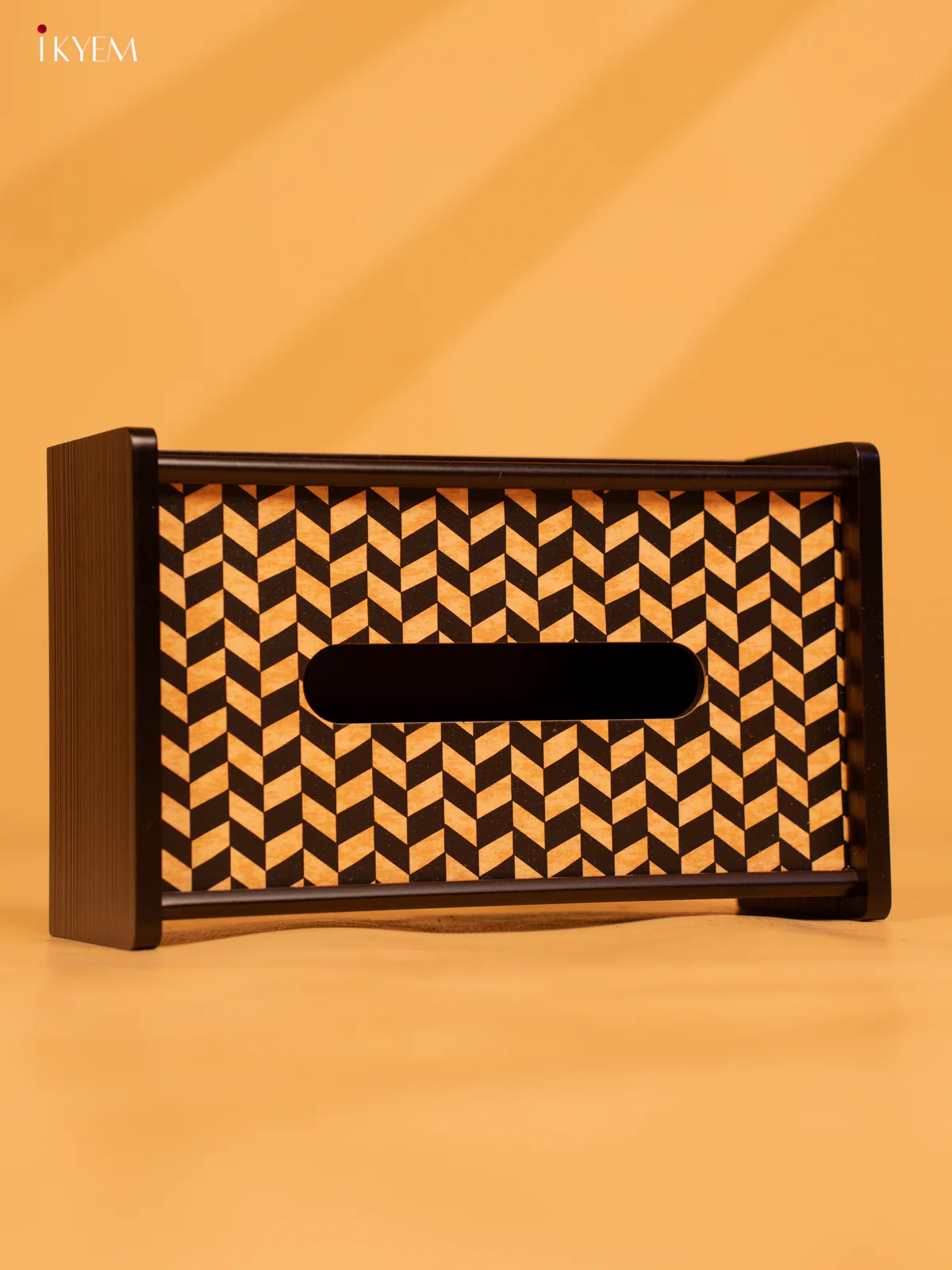 Chevron Wooden - Tissue Holder (5.5 ×9) Inch- KL18133 - Image 3