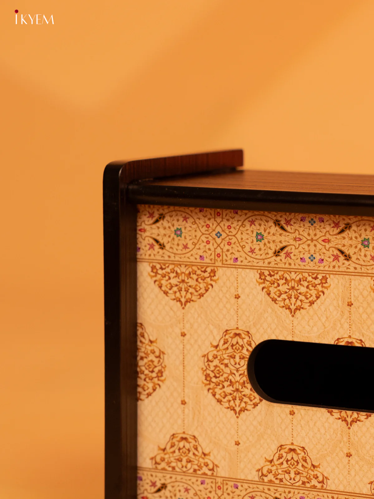 Mughal Aiden Wooden - Tissue Holder (9×5.5) Inch - KL18137 - Image 3
