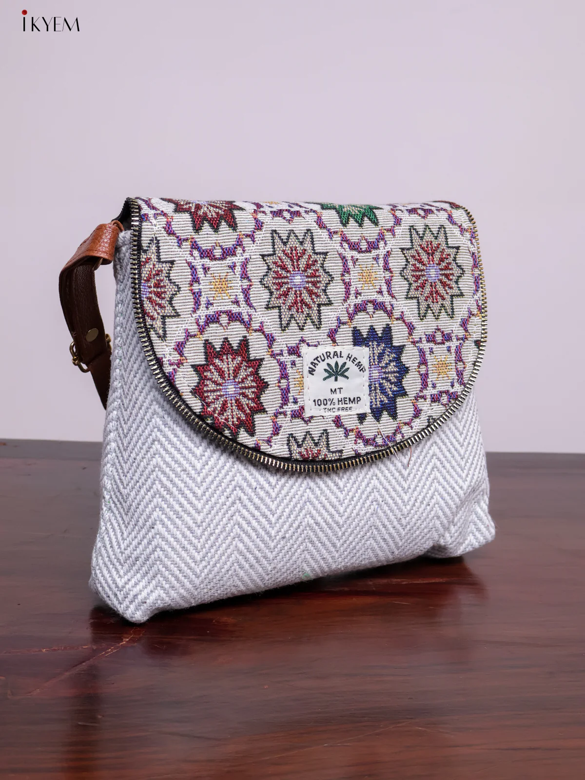 Designer Sling Bag - Grey - KL20111 - Image 2