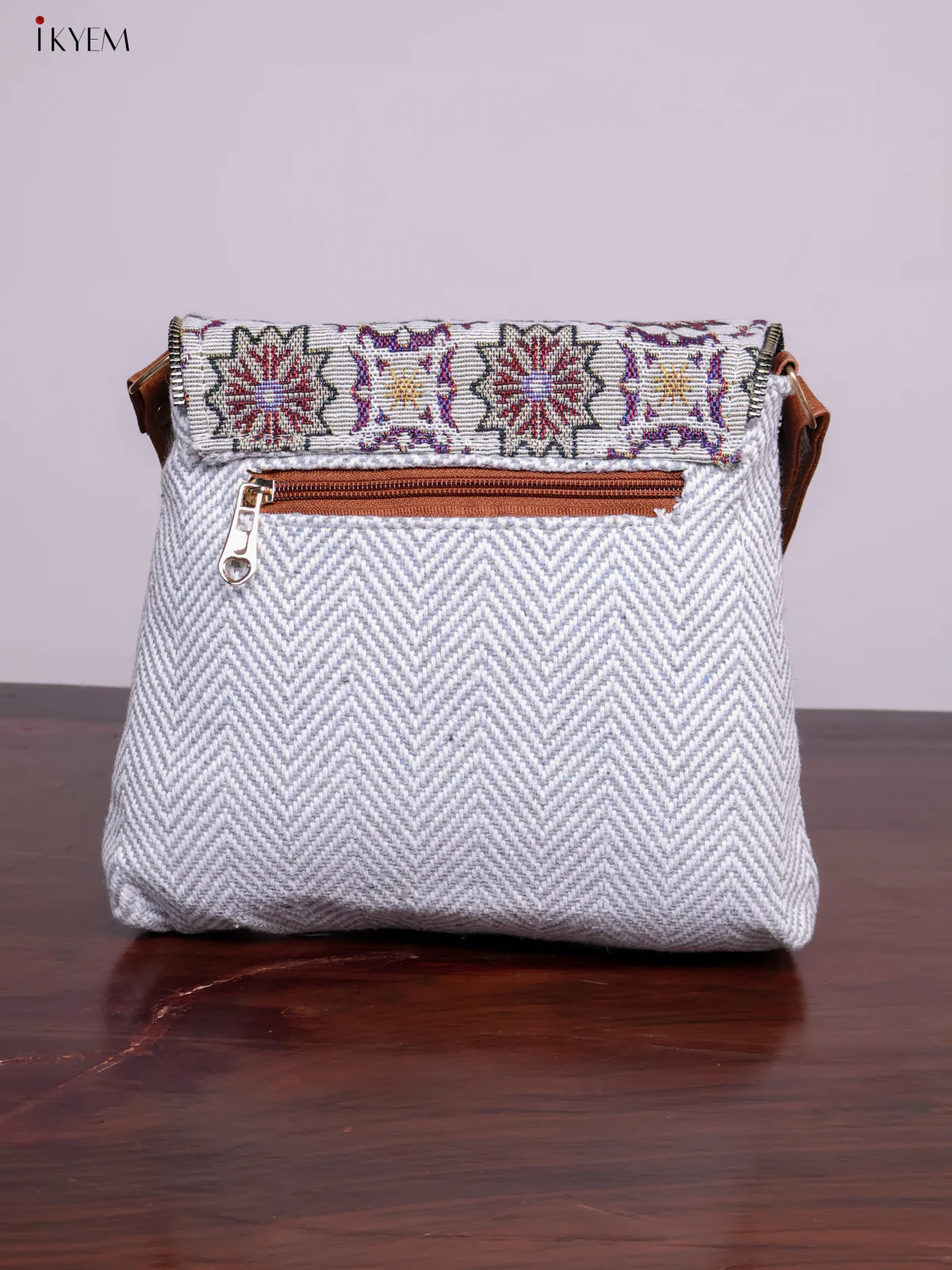 Designer Sling Bag - Grey - KL20111 - Image 6