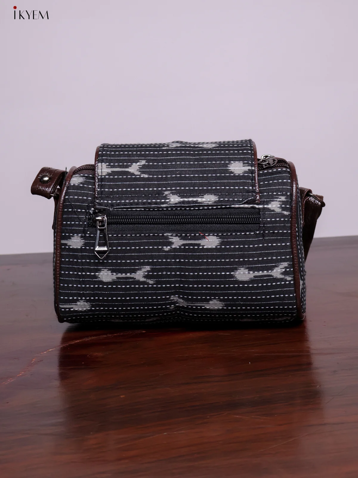 Cotton Printed Sling Bag - Geometric - KL20145 - Image 6