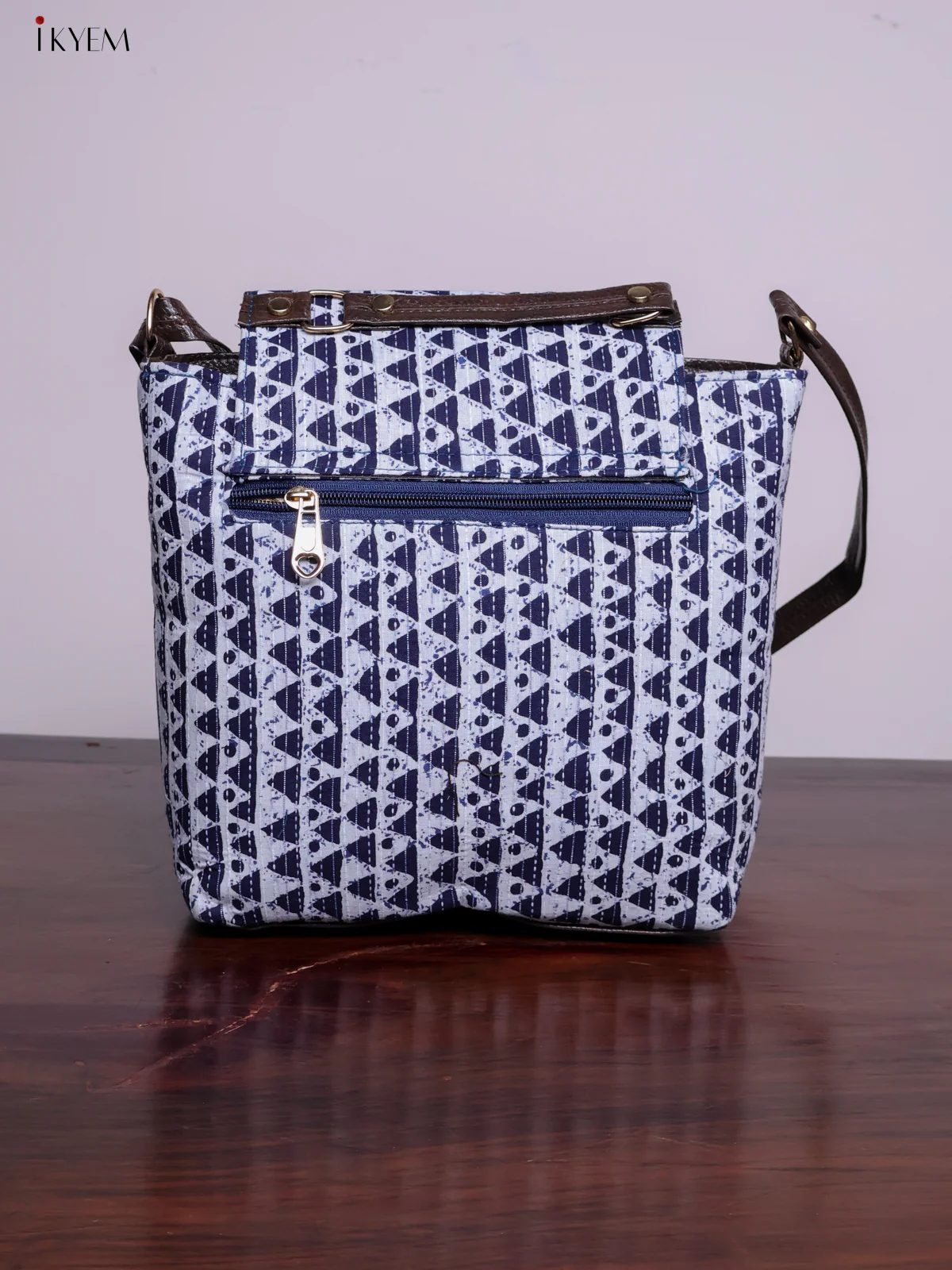 Printed Indigo Sling Bag - Design 5 - KL20150 - Image 2