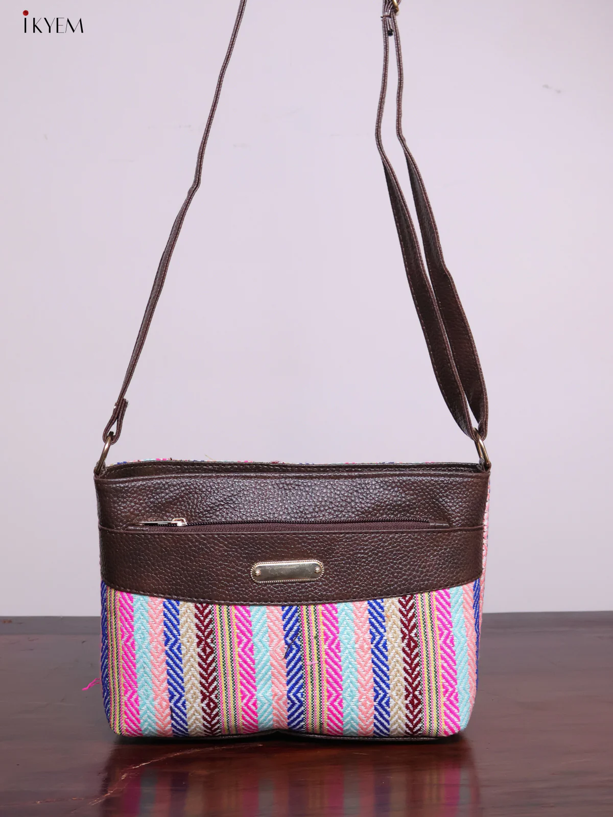 Jacquard Sling Bag - Small - Design 2 - KL20157 - Image 2