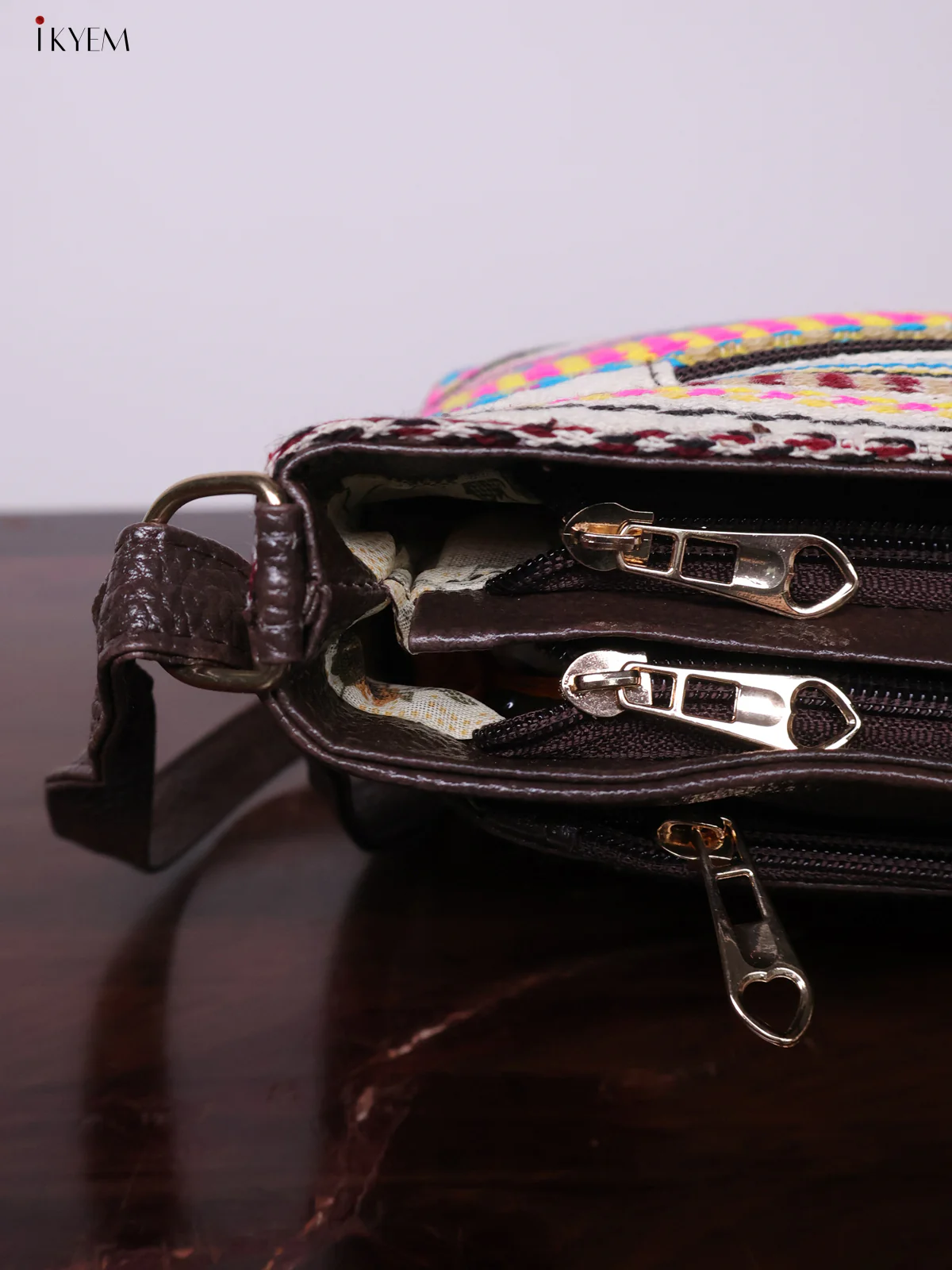 Jacquard Sling Bag - Small - Design 3 - KL20158 - Image 3