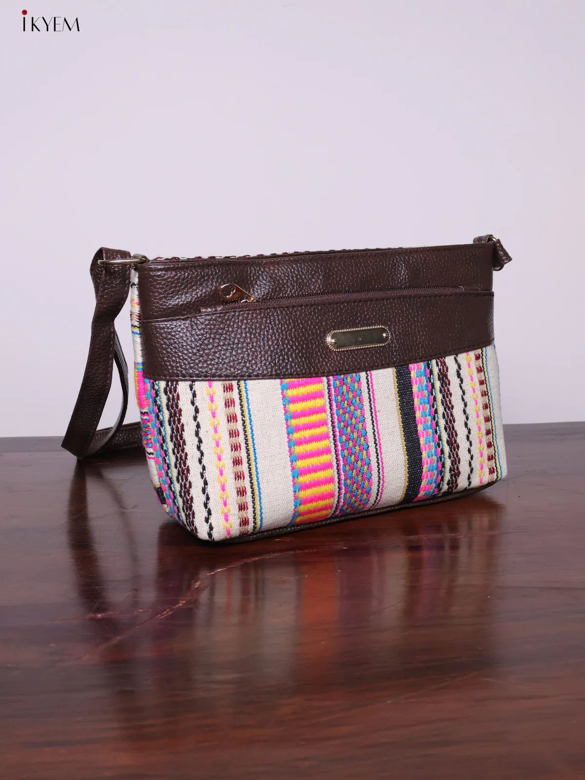 Jacquard Sling Bag - Small - Design 3 - KL20158 - Image 4