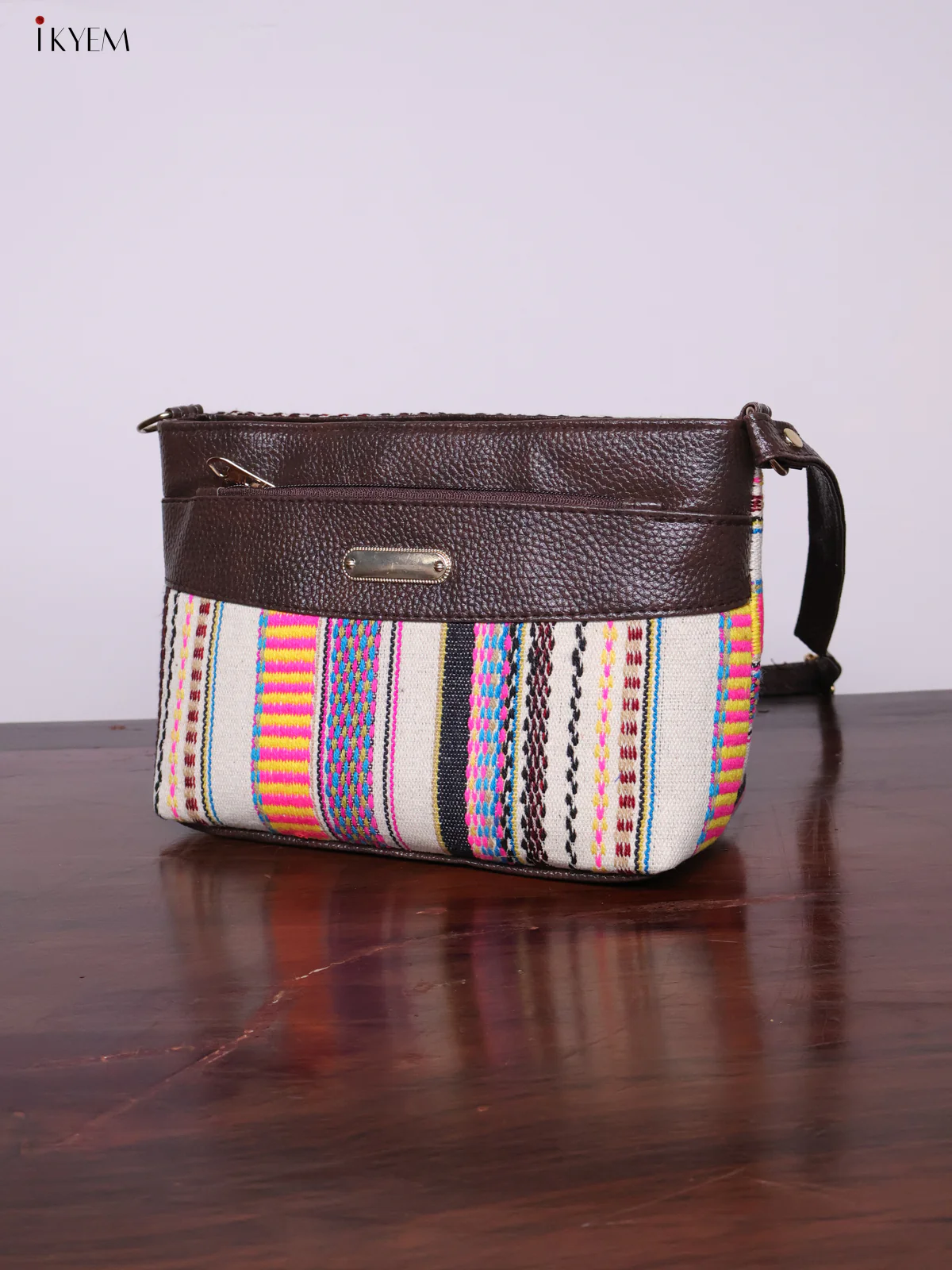 Jacquard Sling Bag - Small - Design 3 - KL20158 - Image 5