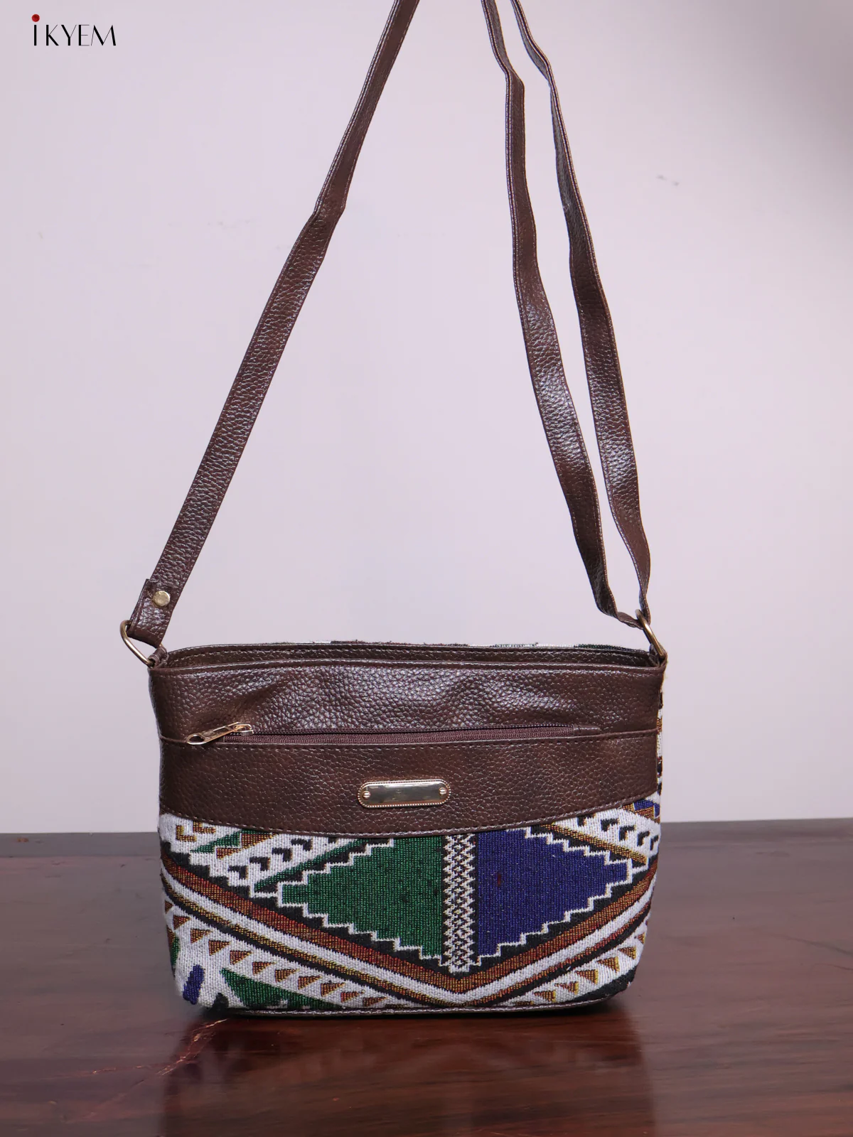 Jacquard Sling Bag - Small - Design 4 - KL20159 - Image 3