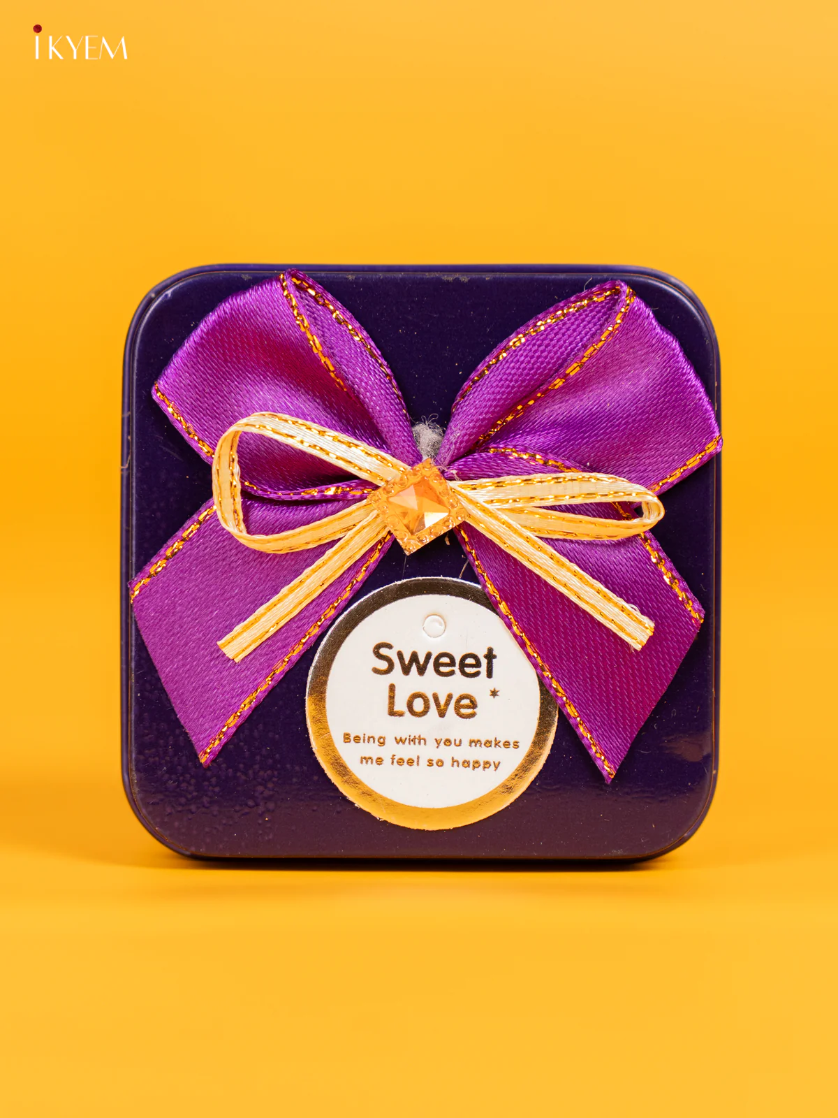 Square Purple Tin Box - (2.5×2.5) Inch - KL26119 - Image 3