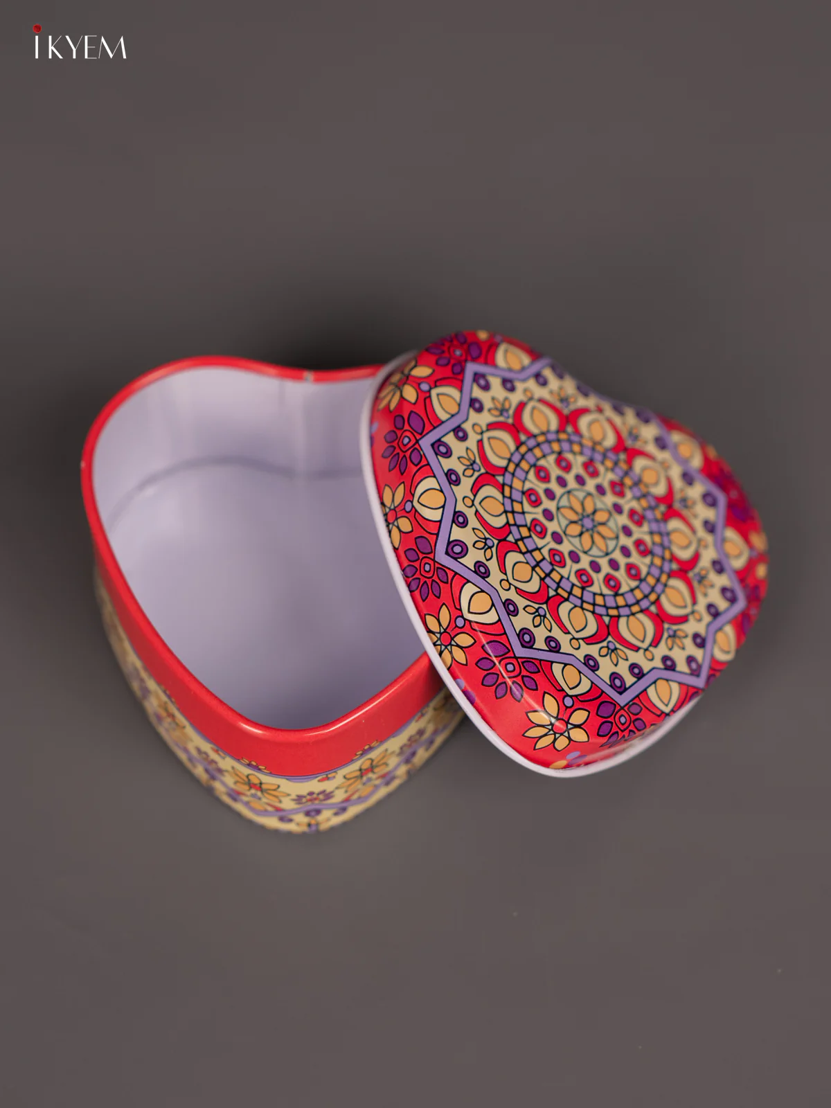 Heart Shaped Decorative Tin Box - Red - (2.9×2.9) Inch - KL26144 - Image 3